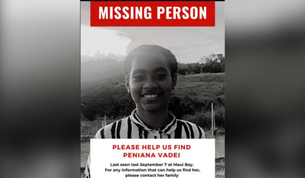 22 days since 18 year old Peniana Vadei went missing from Maui Bay
