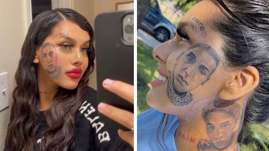 Woman Gets Boyfriend S Face Tattooed On Her Face After Getting   Untitled Design   2022 11 02T095329.490 