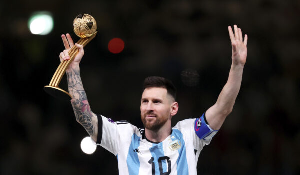 Lionel Messi Wins the Golden Ball Awards