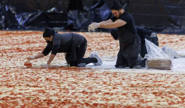 World’s Largest Pizza Breaks Guinness World Record