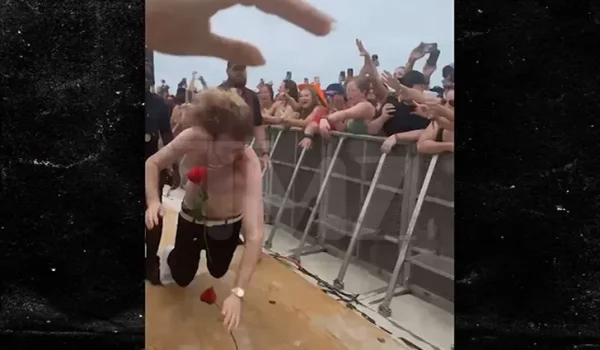 Yung Gravy Falls Face First At A Concert