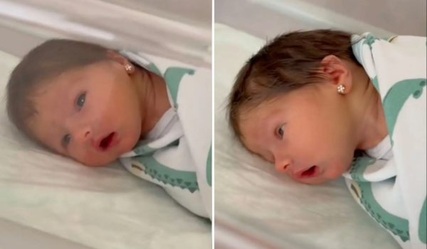 A New Mom Pierces Her Daughter’s Ears One Day After She Was Born