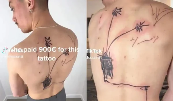 Tattoo Artist Sparks Controversy with Amateurish-Looking $900 Tattoo