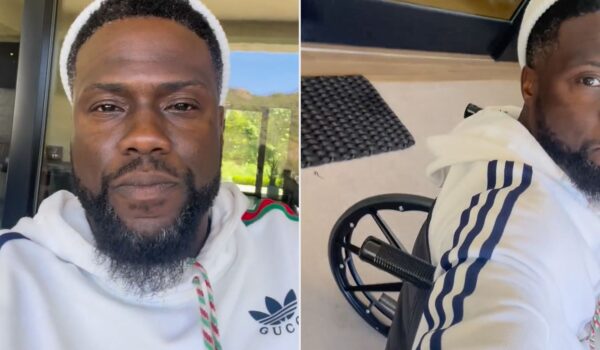 Kevin Hart Is In A Wheelchair After Trying To Do “Young Stuff”