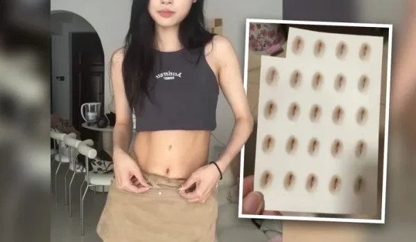 People In China Are Using Belly Button Stickers To Make Their Legs Look Longer