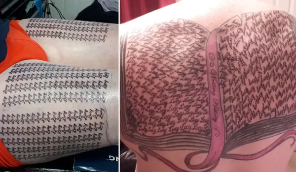 Man Breaks World Record By Getting Daughter’s Name Tattooed 600 Times On His Body