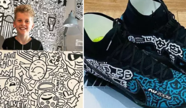13-Year-Old Boy From UK, Who Kept Getting In Trouble For Doodling, Cracks A Nike Deal
