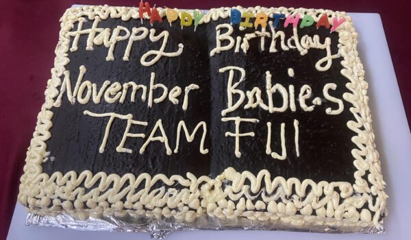 Team Fiji Celebrates Athletes Birthdays Together at the Pacific Games 2023