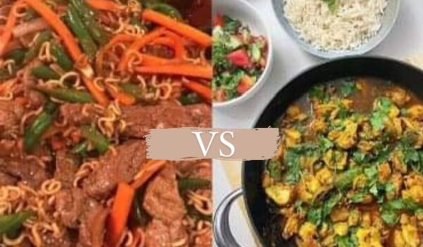 Chop Suey VS Curry Chicken