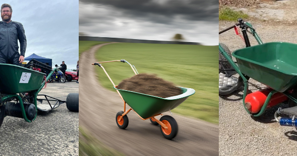 The Fastest Wheelbarrow In The World – Sets New Record