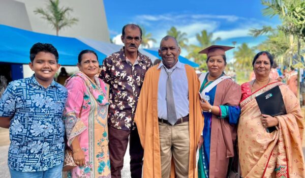 72 Year Old Divendra Prasad Sharma Graduates From USP!